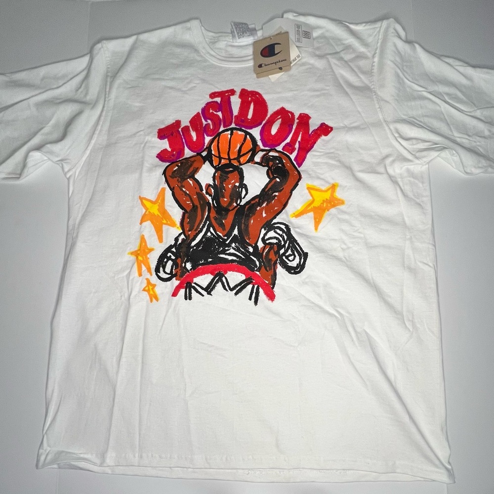 Just Don Collaboration with Champion Tee XXL